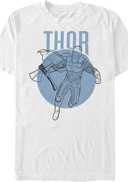 Thor Sketch Avengers Endgame T-Shirt - main product image