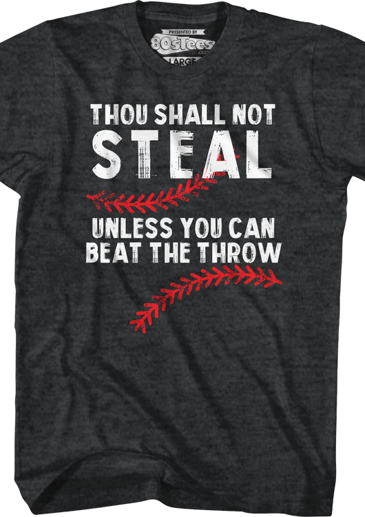 Thou Shall Not Steal T-Shirt - main product image