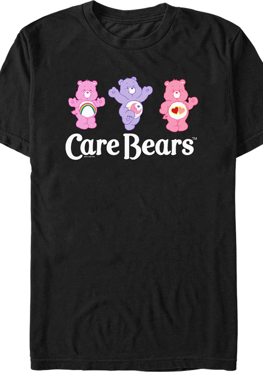 Three Caring Friends Care Bears T-Shirt - main product image