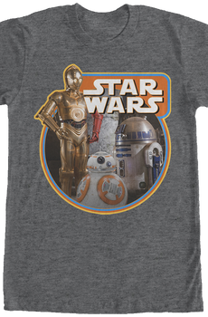 Three Droids Star Wars T-Shirt
