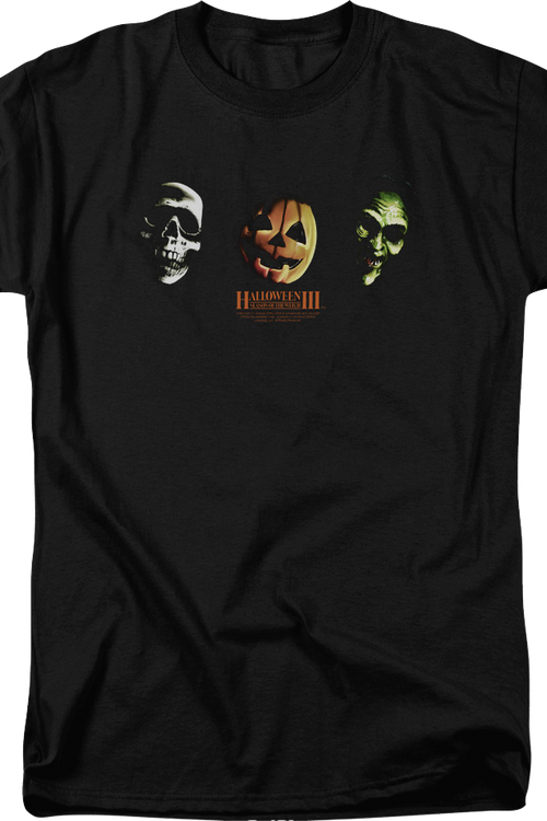Three Masks Halloween III Season of the Witch T-Shirtmain product image