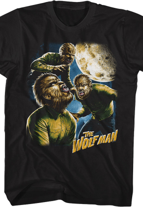 Three Wolf Moon Wolf Man T-Shirt