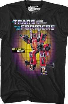 Thrust Box Art Transformers T-Shirt