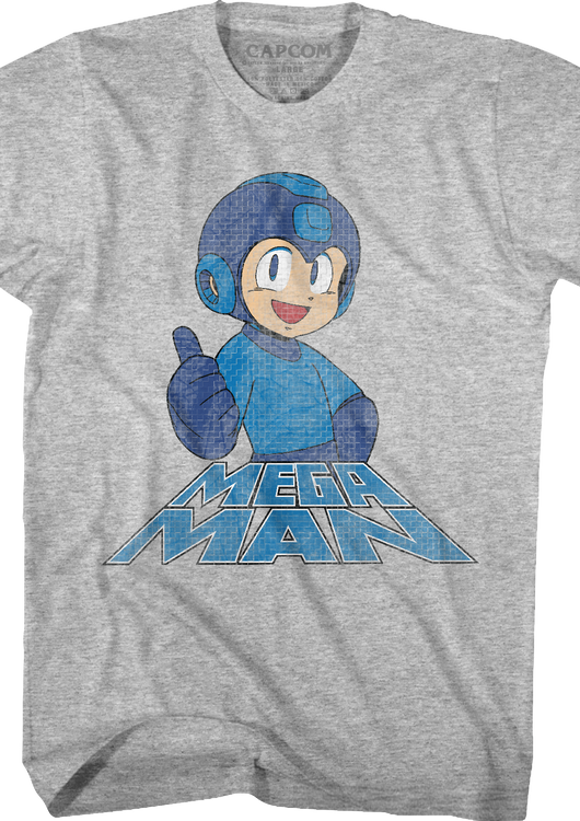 Thumb Up Mega Man T-Shirt - main product image