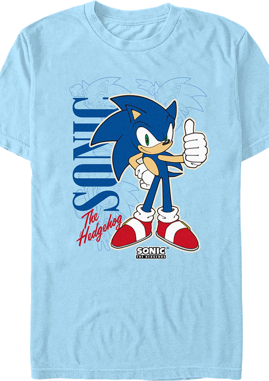 Thumbs Up Sonic The Hedgehog T-Shirt - main product image