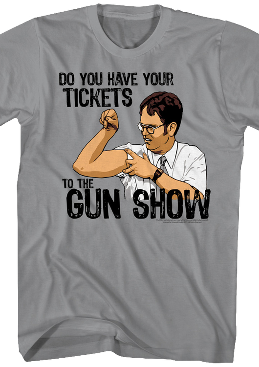 Tickets To The Gun Show The Office T-Shirt - main product image