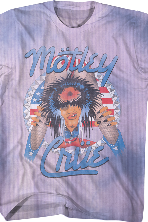 Tie Dye Allister Fiend Motley Crue T-Shirtmain product image