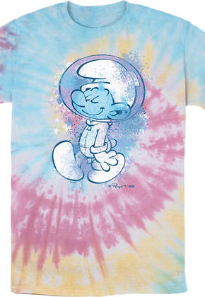 Tie Dye Astro Smurf T-Shirt