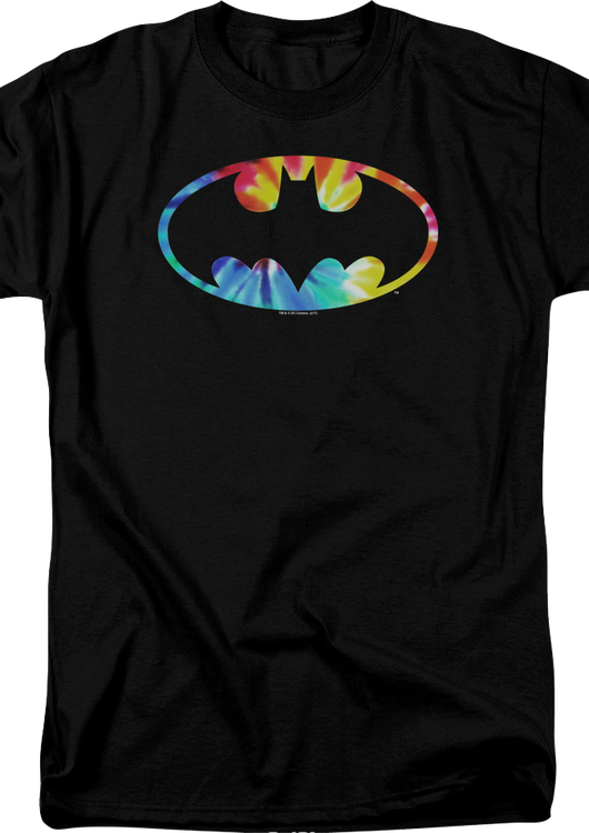 Tie Dye Batman Logo DC Comics T-Shirt - main product image