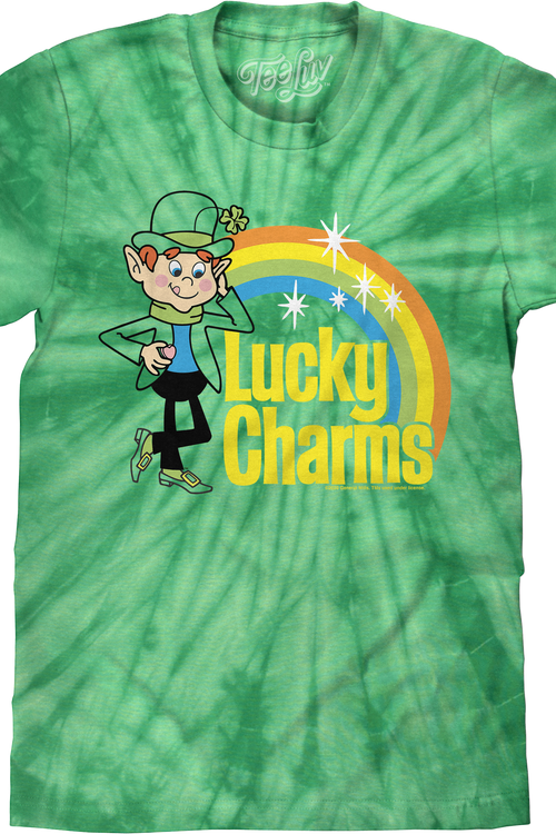 Tie Dye Leprechaun Lucky Charms T-Shirtmain product image
