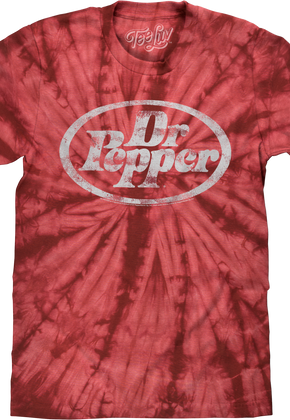 Tie Dye Logo Dr. Pepper T-Shirt