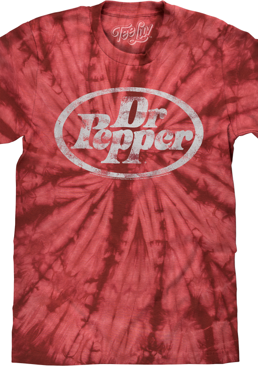 Tie Dye Logo Dr. Pepper T-Shirt - main product image