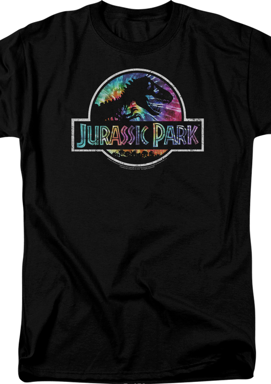 Tie Dye Logo Jurassic Park T-Shirt - main product image