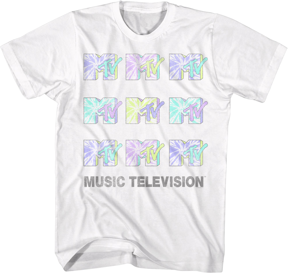 Tie Dye Logos MTV Shirt