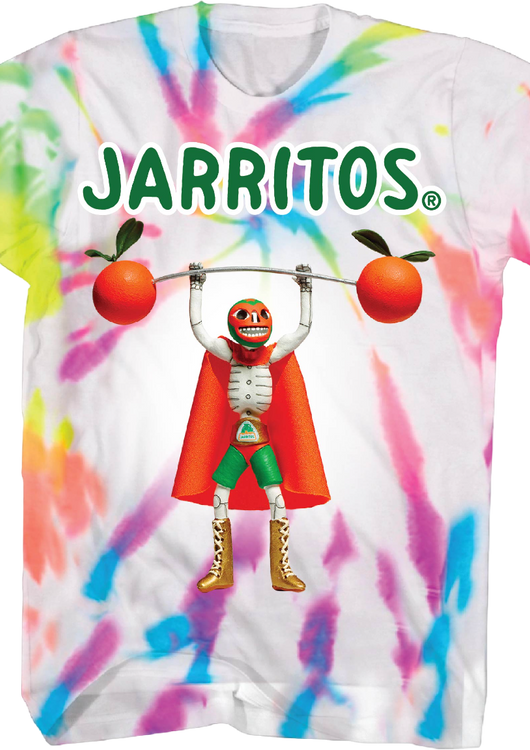 Tie Dye Luchador Jarritos T-Shirt - main product image
