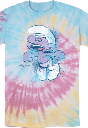 Tie Dye Purple Smurf T-Shirt