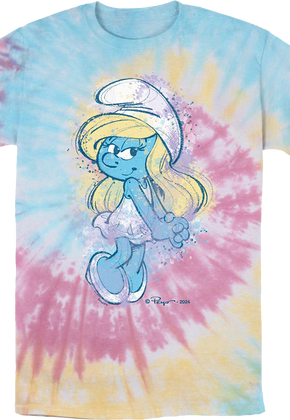 Tie Dye Smurfette Smurfs T-Shirt