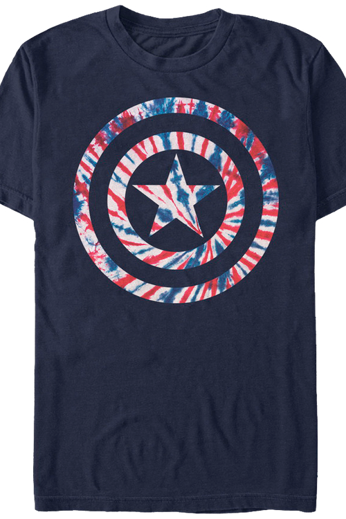 Tie Dyed Captain America T-Shirtmain product image