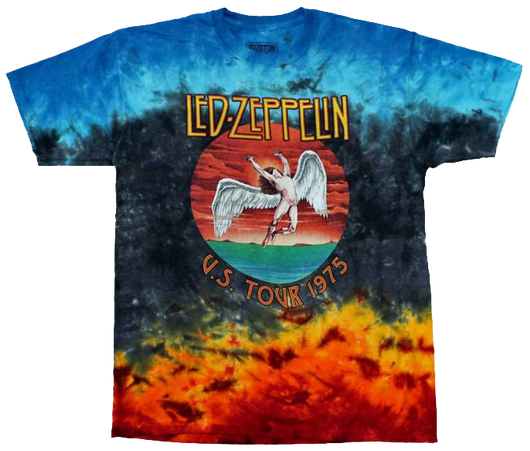 Tie Dyed Led Zeppelin T-Shirt - main product image