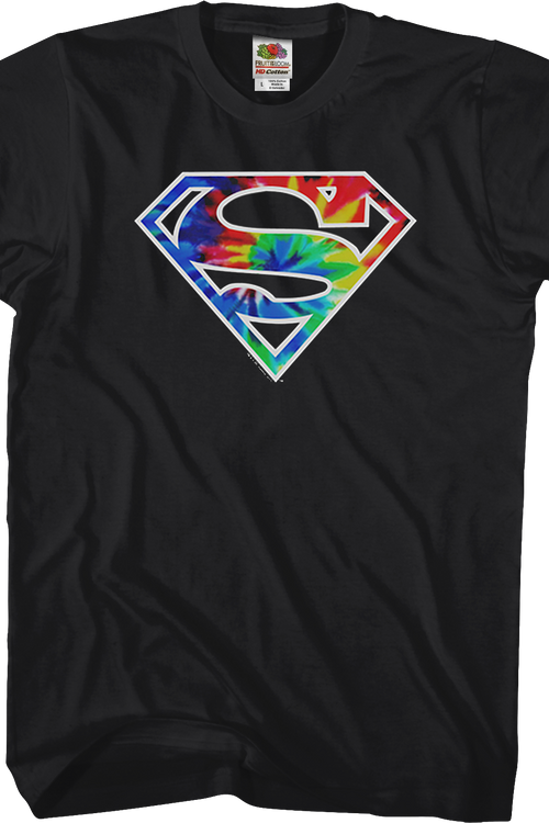 Tie Dyed Logo Superman T-Shirtmain product image