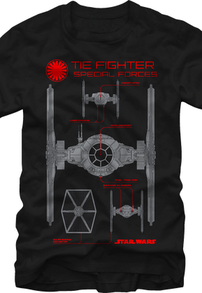 TIE Fighter Special Forces Star Wars T-Shirt