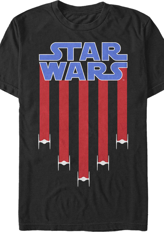 TIE Fighter Stripes Star Wars T-Shirt - main product image