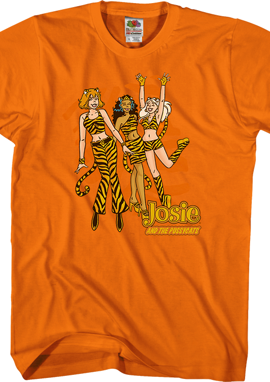 Tiger Stripes Josie and the Pussycats T-Shirt - main product image