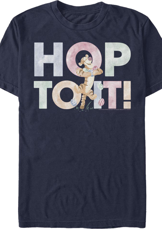 Tigger Hop To It Winnie The Pooh T-Shirt - main product image