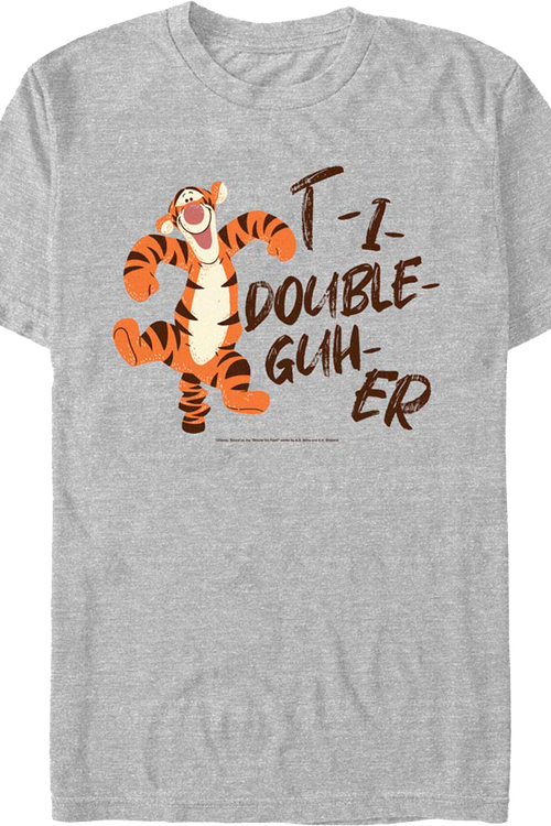 Tigger Spelling Winnie The Pooh T-Shirtmain product image