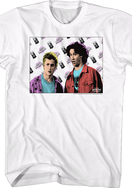 Time Flies Bill and Ted's Excellent Adventure T-Shirt - main product image