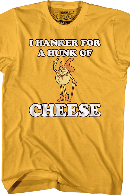 Time For Timer Hanker For A Hunk Of Cheese Shirtmain product image