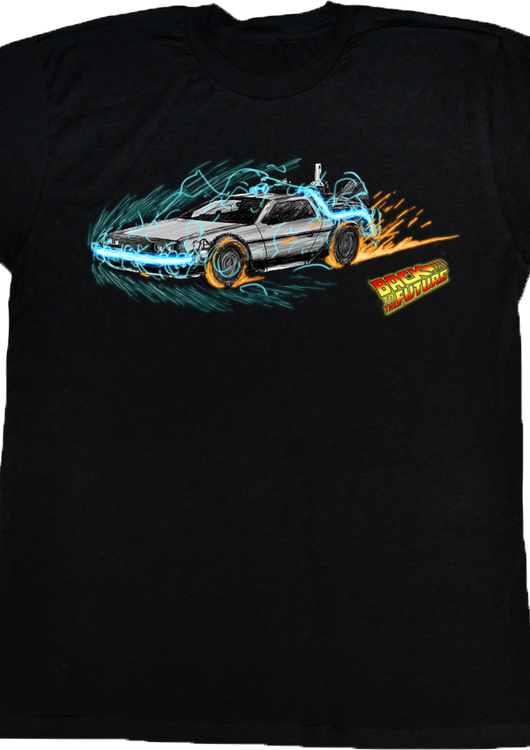 Time Machine With Style Back To The Future T-Shirt - main product image