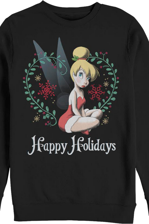 Tinkerbell Happy Holidays Disney Sweatshirtmain product image