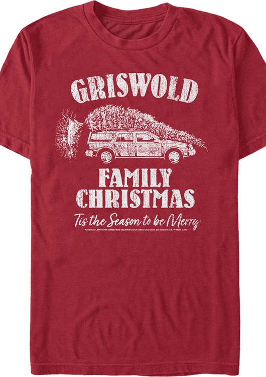 Tis The Season Griswold Family Christmas Vacation T-Shirt - main product image
