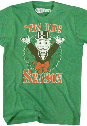 Pennybags Monopoly Christmas T-Shirt