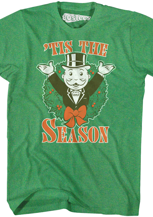 Pennybags Monopoly Christmas T-Shirt - main product image