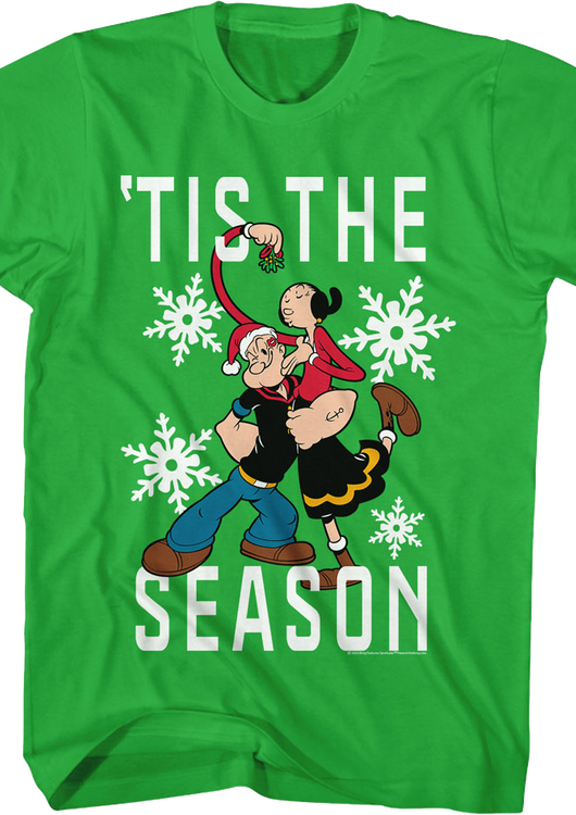 'Tis The Season Popeye T-Shirt - main product image