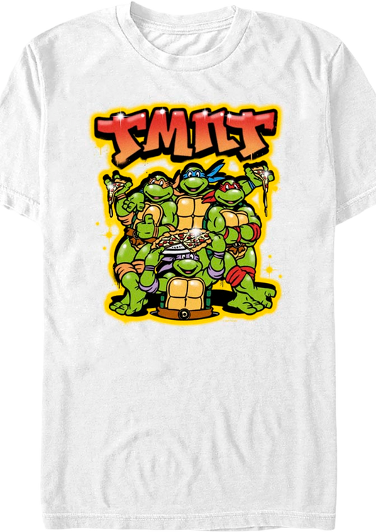 TMNT Airbrush Graffiti Teenage Mutant Ninja Turtles T-Shirt - main product image