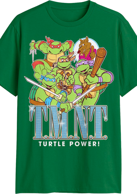 Turtle Power Action Poses Teenage Mutant Ninja Turtles T-Shirt - main product image