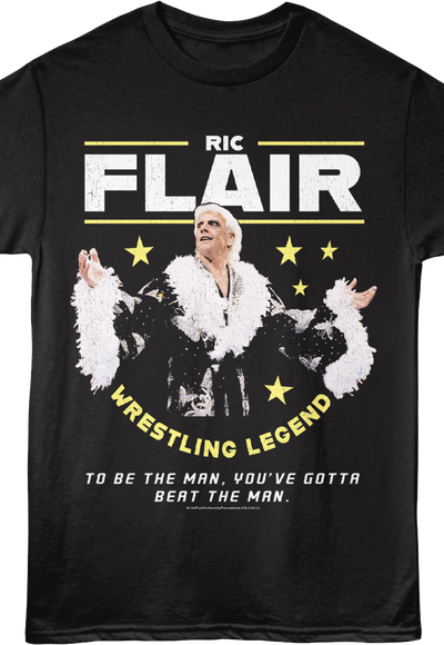 Retro To Be The Man You've Gotta Beat The Man Ric Flair T-Shirt