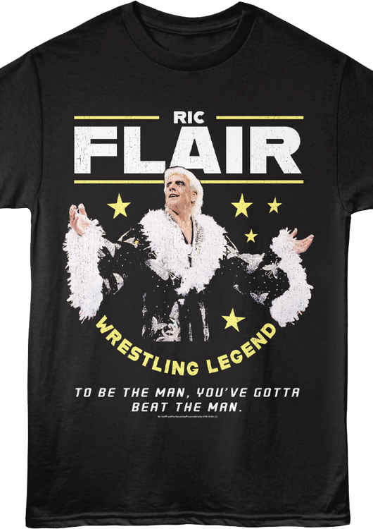 Retro To Be The Man You've Gotta Beat The Man Ric Flair T-Shirt - main product image