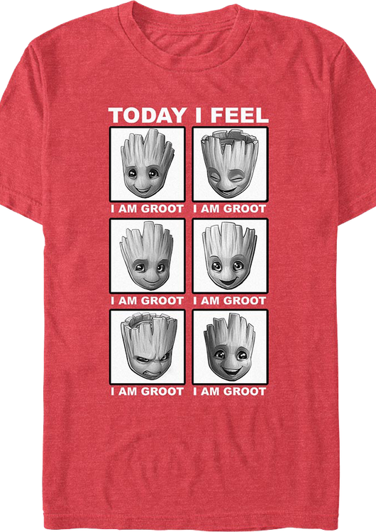 Today I Feel Groot Guardians Of The Galaxy T-Shirt - main product image