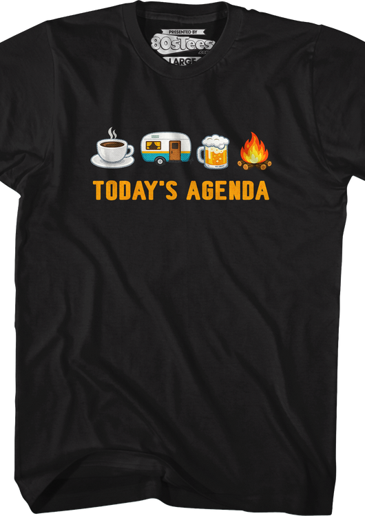 Today's Agenda T-Shirt - main product image