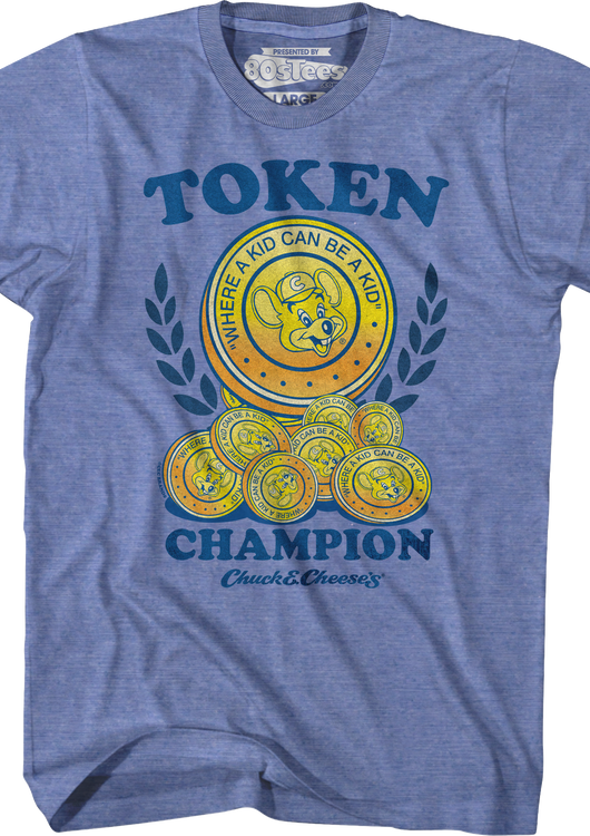 Token Champ Chuck E. Cheese T-Shirt - main product image