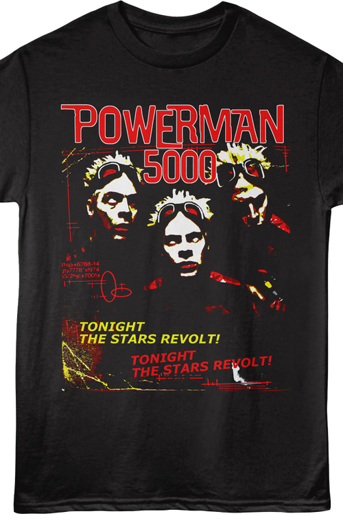 Tonight The Stars Revolt Powerman 5000 T-Shirt - main product image