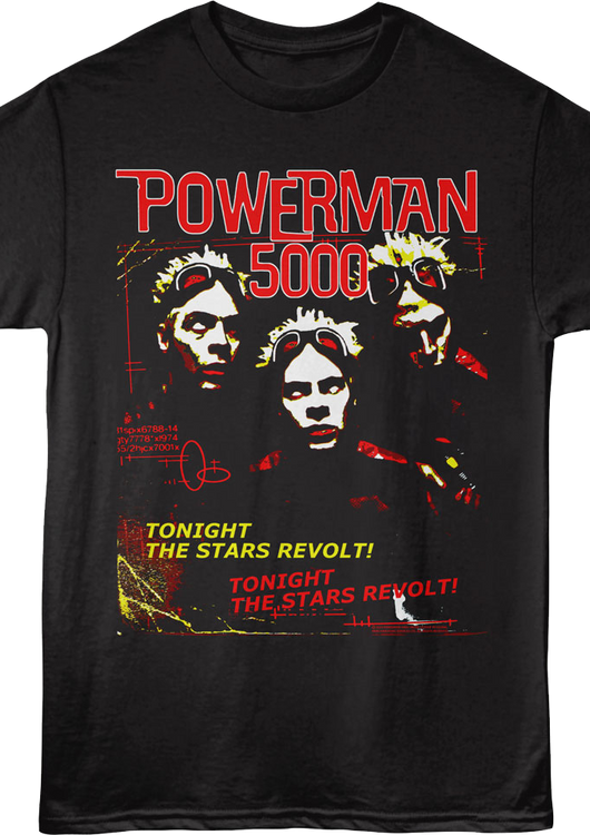 Tonight The Stars Revolt Powerman 5000 T-Shirt - main product image