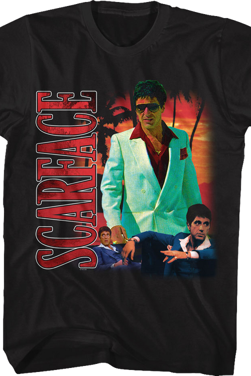 Tony Montana Collage Scarface T-Shirt - main product image