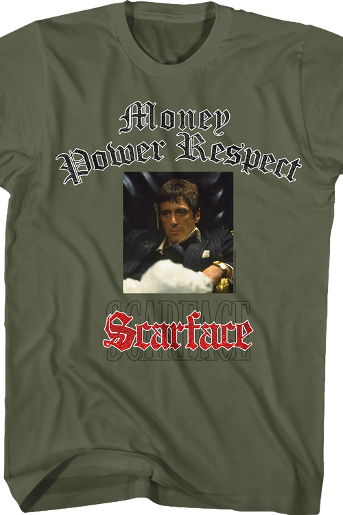 Tony Montana Money Power Respect Scarface T-Shirtmain product image