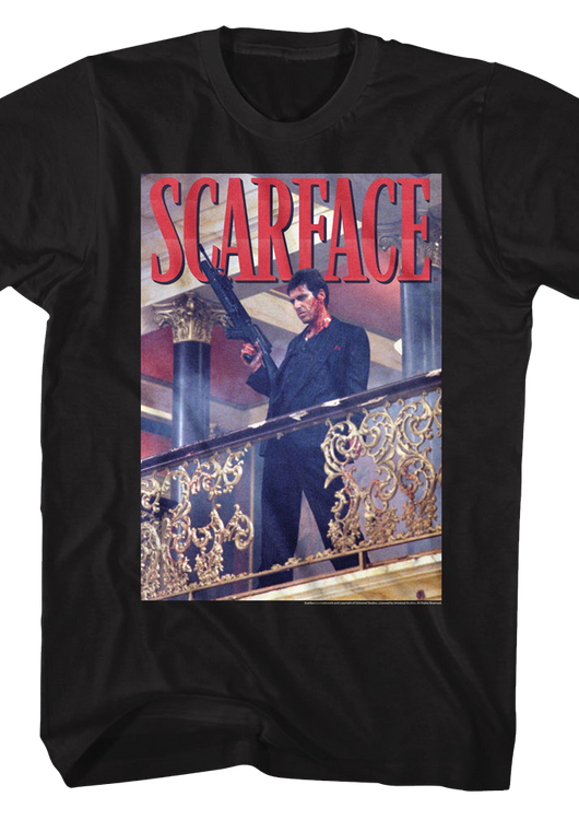 Tony Montana Poster Scarface T-Shirt - main product image