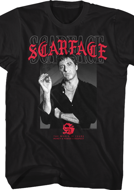 Tony Montana The World Is Yours Scarface T-Shirt - main product image